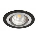 Foco basculante Redondo empotrar Aluminio 90mm, para Lámpara GU10/MR16, Blanco, Negro, Wengué ó Texturizado
